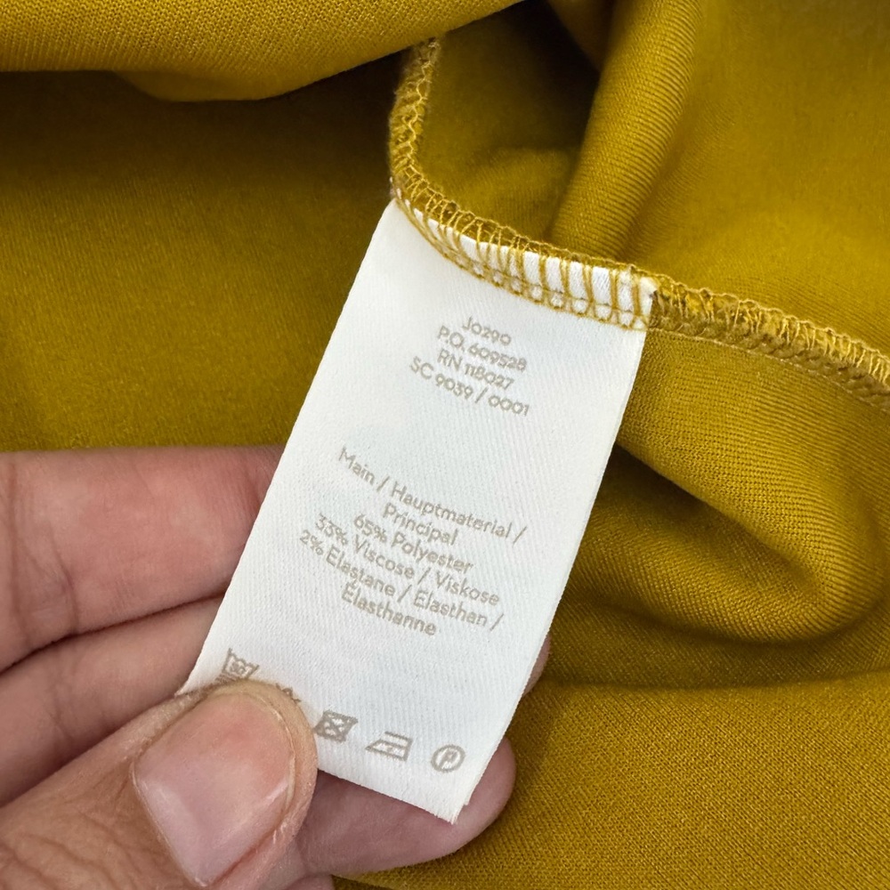 Boden Estella Jacquard Mustard Dress- Size 8 - Picture 6 of 13